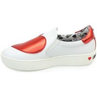 love moschino zapatos slip on bianco ja15173g17ia110a para mujer