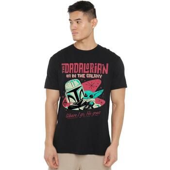 Disney Camiseta 1 Dadalorian Where I Go para mujer