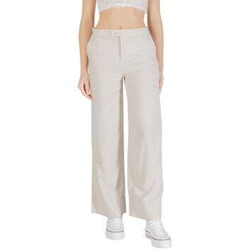 Only Pantalón fluido ONLCARO HW LINEN BL WIDE PANT CC PNT 15338716 para mujer