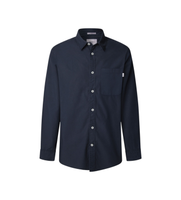 pepe jeans para hombre pm3090838 camisa creed marino xl casual algodon manga larga