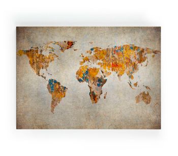Lienzo 60x40 impresión mapa antiguo