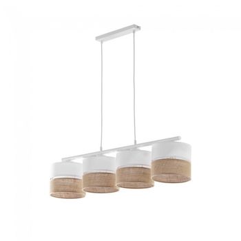 Regleta de techo blancolino (4 luces)