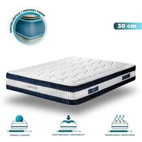 colchon con nucleo de espuma flow cecofresh 2900 coolconfort hybrid 80 x 190