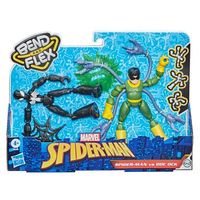 spider-man vs doc ock - figura - spiderman bend and flex - 4 anos
