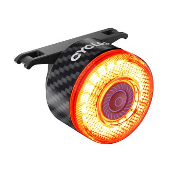 CYCLAMI CY120 Luz trasera de bicicleta con freno inteligente Inicio/Detención automática Detección de freno Luz trasera