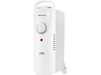 REACONDICIONADO Seminuevo Muy bueno Radiador de aceite - Orbegozo RO 1020, 1000 W, 7 Elementos, 3 Niveles calor, Termostato