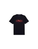 camiseta puma essentials logo lab hombre negro