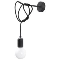 aplique de pared asum negro