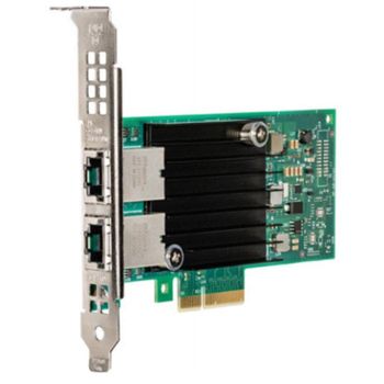 Tarjeta de Red Intel X550T2 PCI Express 10Gbps Ethernet Dual Puerto Verde Plata