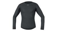 camiseta interior de invierno gore windstopper negro