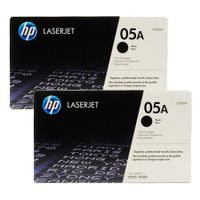 original multipack hp laserjet p2030 printer toner cartridges 2 pack -ce505a