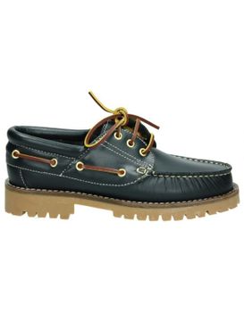 Zapatos Molina 20400 Azul Para Señora 35