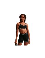 sujetador deportivo de fitness nike pro  indy bra nina negro