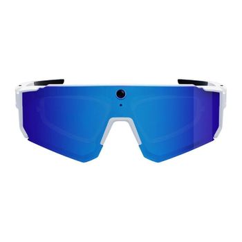 COLMi V06 Gafas Inteligentes Cámara Integrada IA Altavoces Bluetooth Blanco y Azul