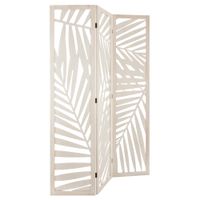 biombo decorativo en mdf blanco de 170cm