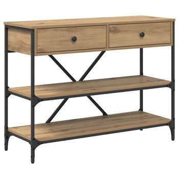 Mesa Consola Marrón 100 X 34,5 X 75 Cm Madera Vidaxl