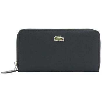 Lacoste Cartera Gran cartera con cremallera L.12.12 Concept Negra para mujer