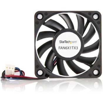 Ventilador suplementario StarTech FAN6X1TX3 60mm 4000RPM doble rodamiento de bolas TX3/LP4 negro