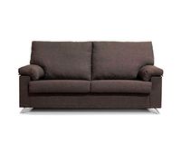 sofa 3 plazas matis color marron - conforama