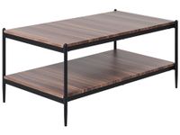 mesa de centro  marron oscuro