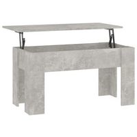 mesa de centro 49x101x52 cm madera - gris
