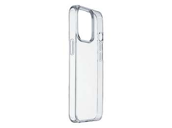 Funda móvil - CellularLine Clear Protect, Para iPhone 15, 14 y 13, Rígida, Ultrarresistente, Antigolpes, Transparente