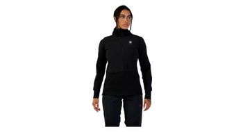 Sudadera fox defend thermal hoody negro  mujer