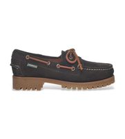 sebago para mujer 75125ew mocasines de piel ranger marron 41 plano 1 a 3cm cordones casual clasico