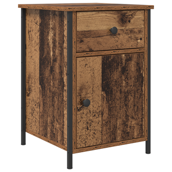Mesitaito De Noche | Mesilla De Noche | Cabinete De Noche Madera Vieja 40x42x60 Cm Madera De Ingeniería Cfw38789