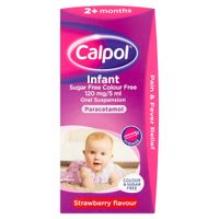 calpol infant suspension - sugar  colour free