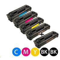 pack de 5 toner para impresora ce3101a2a3a 126a pack 5 toner compatibles laserjet color cp1025 m175 m275
