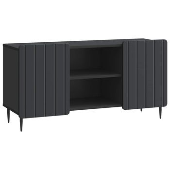 Mueble De Tv 102 X 34,5 X 52 Cm Negro Madera De Ingeniería Vidaxl