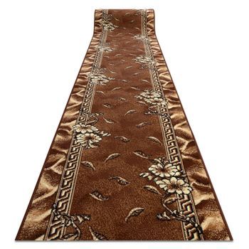 Alfombra De Pasillo Bcf Trio Marrón 80 Cm 80x310 Cm