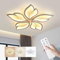 lampara de techo led regulable en 3 colores 60w szsmart wj5