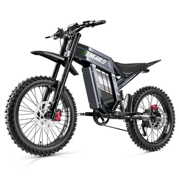 Bicicleta Electrica Shengmilo S900, Motor 1500w, Bateria 60v 30ah, Fat Bike 20 X 4.0, Autonomia 90 Km, Gris