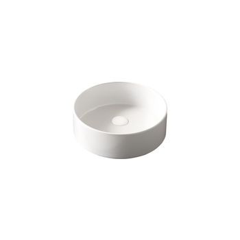Lavabo Sobre Encimera - Lavabo Para Baño - Cerámica - Blanco (36x36x12cm)