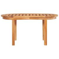 mesa de cafe - mesa de centro de madera maciza de teca 90x50x45 cm