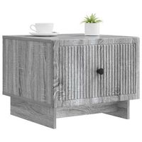 mesa de cafe - mesa de centro - mesa baja gris sonoma 49 x 50 x 40 cm madera de ingenieria