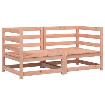 Sofás Esquineros Jardín 2 Uds Madera Maciza Douglas 70x70x67cm Vidaxl