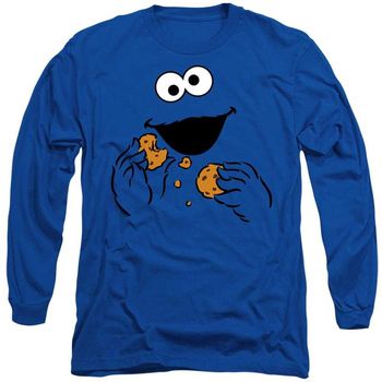 Sesame Street Camiseta manga larga Om Nom para hombre
