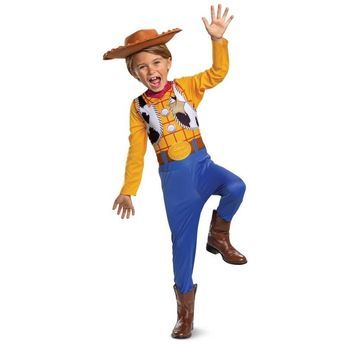 Disney Toy Story - Disfraz Woody Licencia Oficial Disney - Disponible En Tallas Xs, S, M - Para Niños De 7 A 8 Años