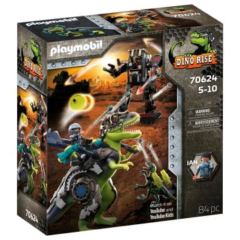 PLAYMOBIL Dino Rise - T-Rex La Batalla de los Gigantes