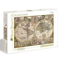 clementoni puzzle 3000 antiguo mapa