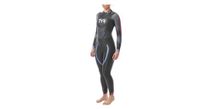 traje de triatlon tyr hurricane cat 3 para mujer negro rojo azul