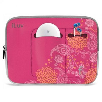 Iluv Funda de Neopreno Rosa para Tablet/Portátil hasta 10.2