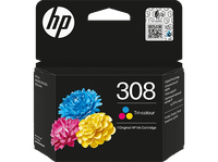 cartucho de tinta - hp 308 7fp20ue 3 ml 120 paginas tricolor cian magenta y amarillo