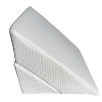 cojin triangular de espuma viscoelastica de 60 x 40 x 24 cm diseno multiposicion ideal para leer recostarse o levantar las piernas amortiguacion perfecta adaptable al cuerpo ayuda a corregir la