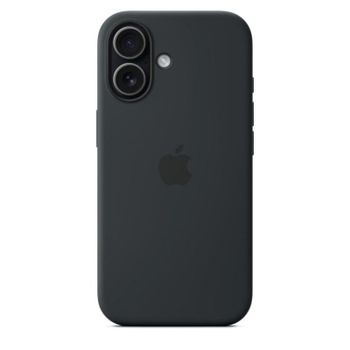 Funda de silicona MagSafe reciclada negra para iPhone 17 (Apple MGF14ZM/A) 6.3