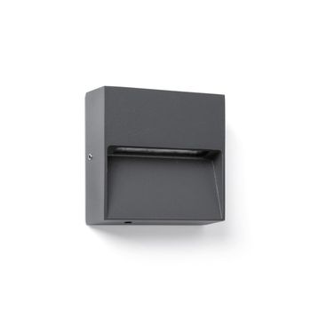 Aplique de pared de exterior led dune sq 4cct (3w)