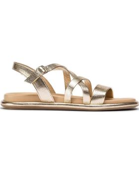 de WONDERS SANDALIAS PLANAS IZORA AT-3402 PLATINO